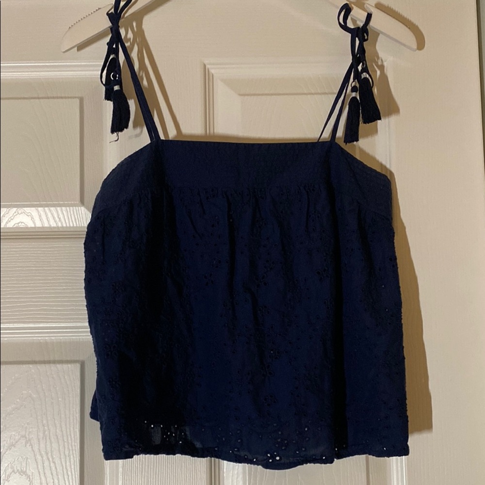 Abercrombie & Fitch eyelet top